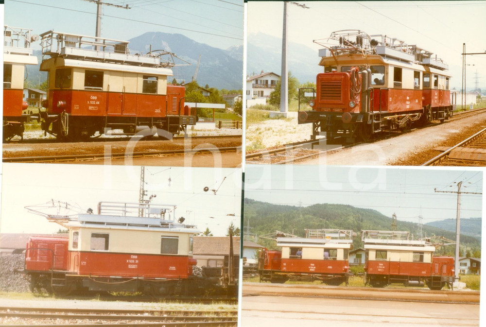 Fotografia d epoca originale 1975 ca AUSTRIA Oesterreichische Bundesbahnen Locomotive X 532 Lotto 4 foto 1