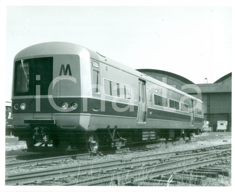Fotografia d epoca originale 1980 ca USA Ferrovie AMTRAK Locomotiva 9047 per LONG ISLAND Fotografia seriale 1