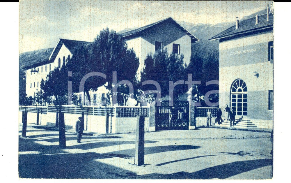 Cartolina originale da collezione 1955 ACERNO SA Veduta della colonia montana Cartolina ANIMATA FG VG 1