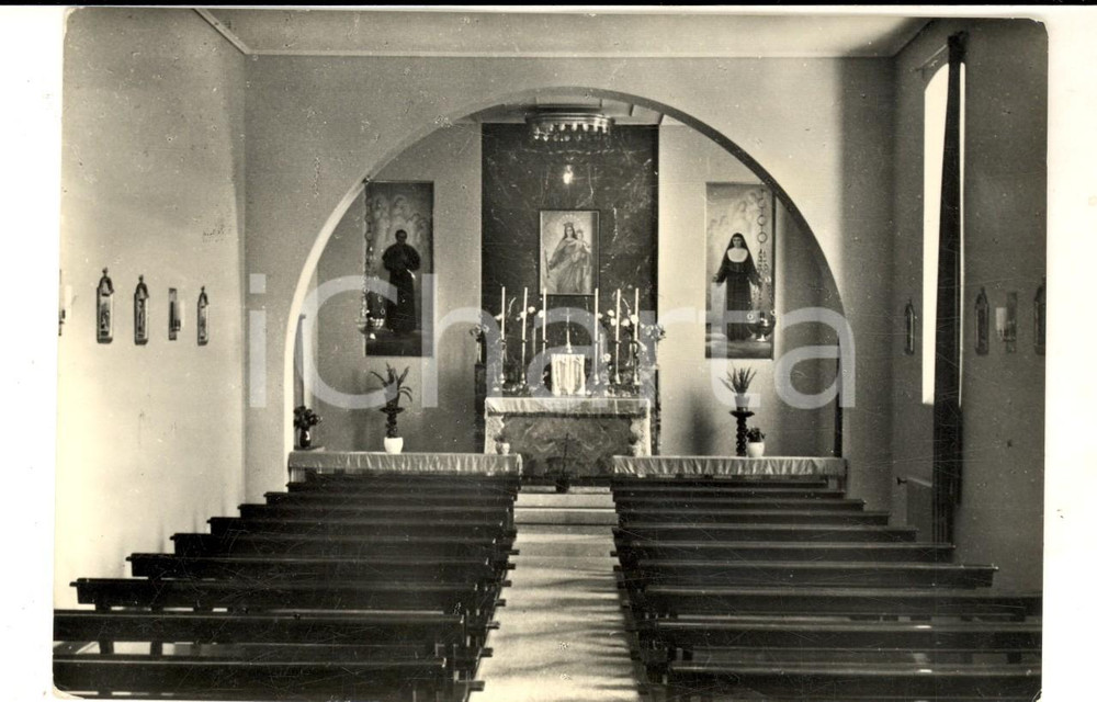 Cartolina originale da collezione 1951 TRIUGGIO MB Casa SAN GIOVANNI BOSCO Cappella Cartolina postale FG VG 1