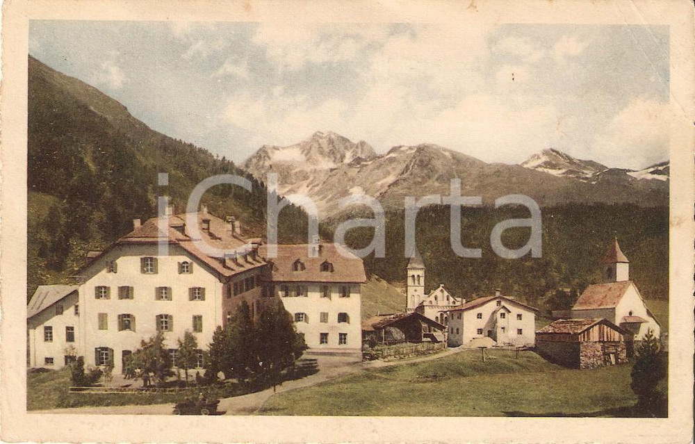 Cartolina originale da collezione 1920 ULTIMO BZ Frazione SANTA GERTRUDE Hotel HELLER Cartolina FP VG 1