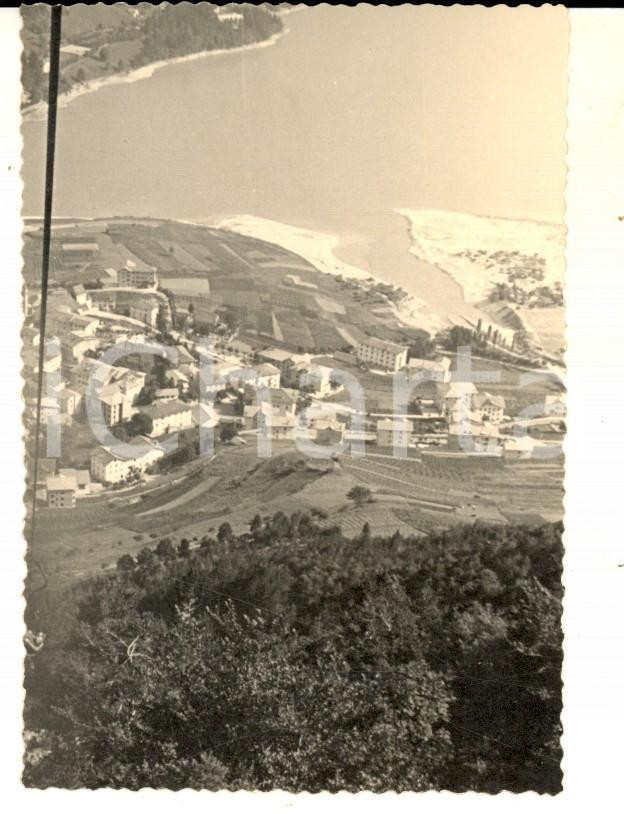 Fotografia d epoca originale 1950 ca MOLVENO TN Veduta panoramica dall alto Fotografia 8x10 cm 1