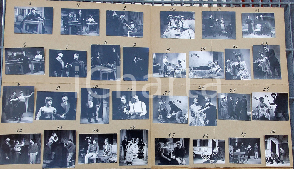 Fotografia d epoca originale 1966 MILANO TEATRO NUOVO ClÃ©rambard di Marcel AymÃ© Foto di scena 37 provini 1