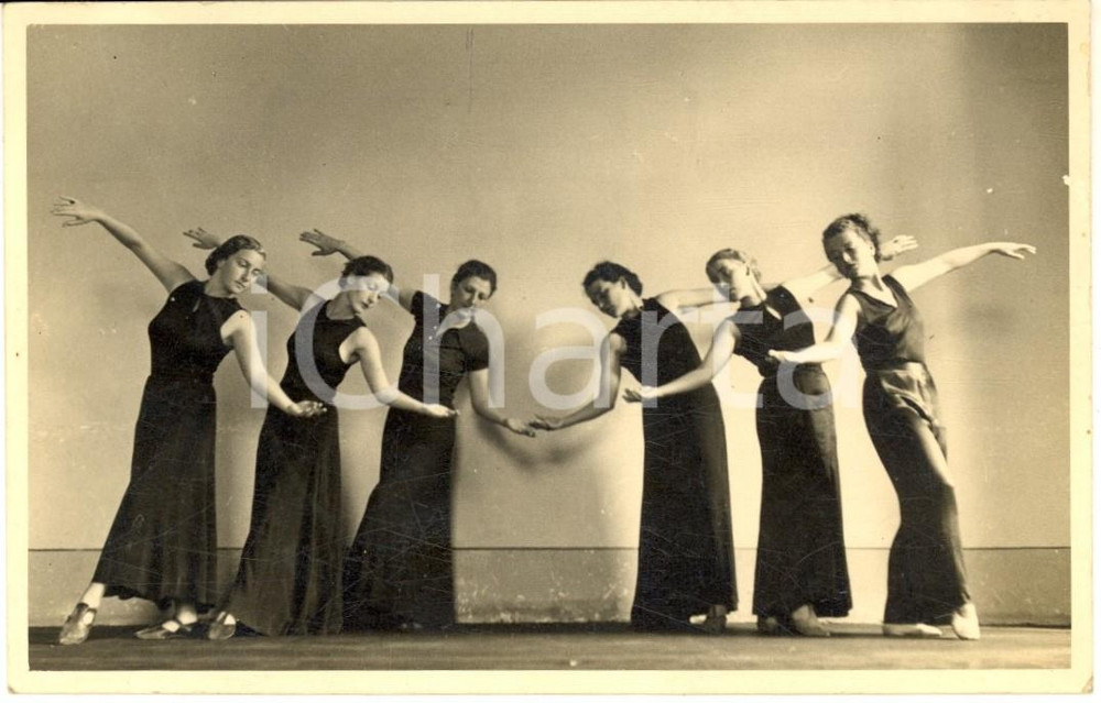 Fotografia d epoca originale 1937 VICENZA Tusnelda RISSO tra le ballerine  Prove I sette contro Tebe 2 1