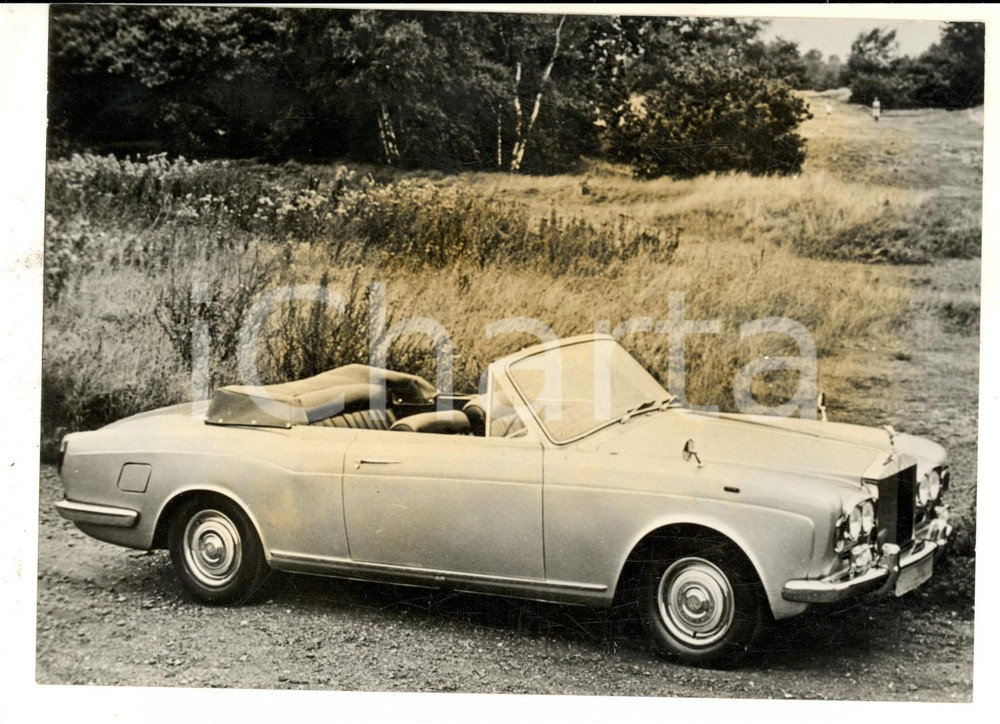 Fotografia d epoca originale 1969 AUTOMOBILI La nuova Rolls Royce Phantom VI Foto VINTAGE 18x13 1