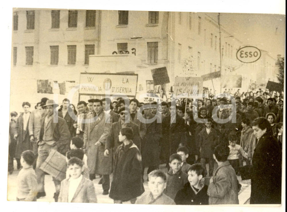 Fotografia d epoca originale 1957 ISERNIA Festeggiamenti per l istituzione della nuova provincia Foto 1