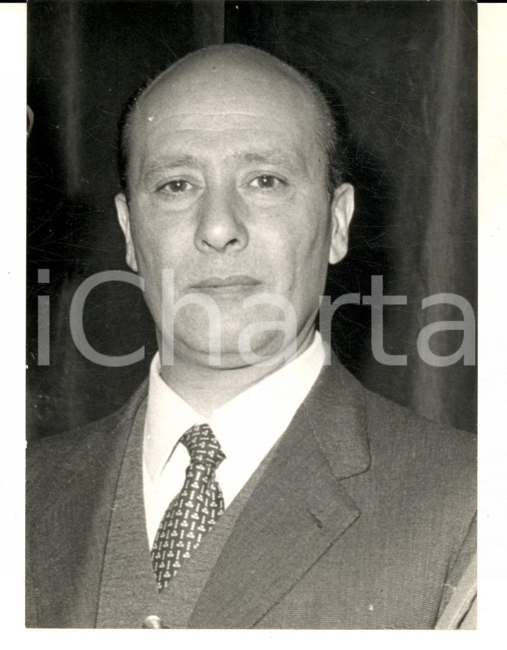 Fotografia d epoca originale 1974 ROMA Ritratto dell on. Antonino GULLOTTI Fotografia 13x18 cm 1