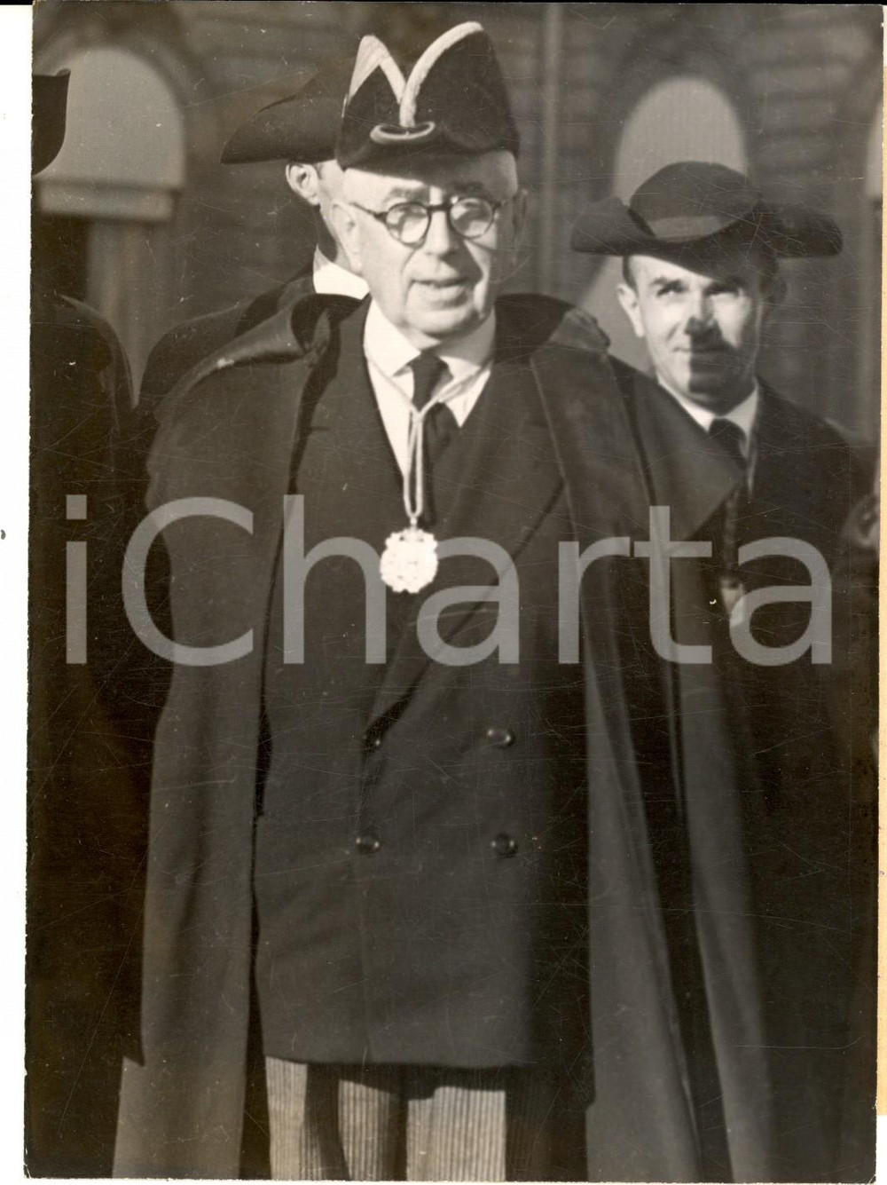 Fotografia d epoca originale 1958 ANDORRA Presidente Francisco CAYRAT non riconosciuto dalla Francia Foto 1