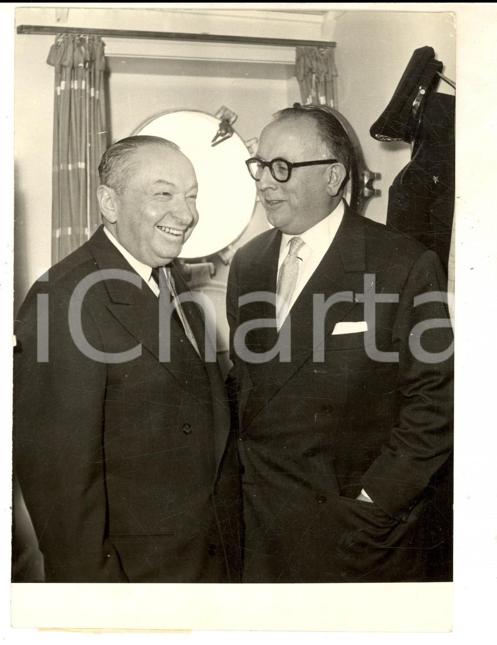 Fotografia d epoca originale 1958 NAPOLI Joseph JOANOVICI il re degli stracci espulso dalla Palestina  Foto 1