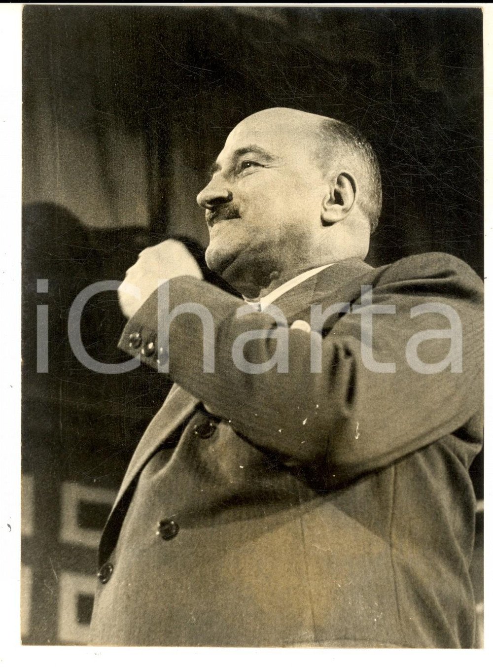 Fotografia d epoca originale 1957 LASCIA O RADDOPPIA Ritratto del concorrente Vittorio PRATI Foto 13x18 cm 1