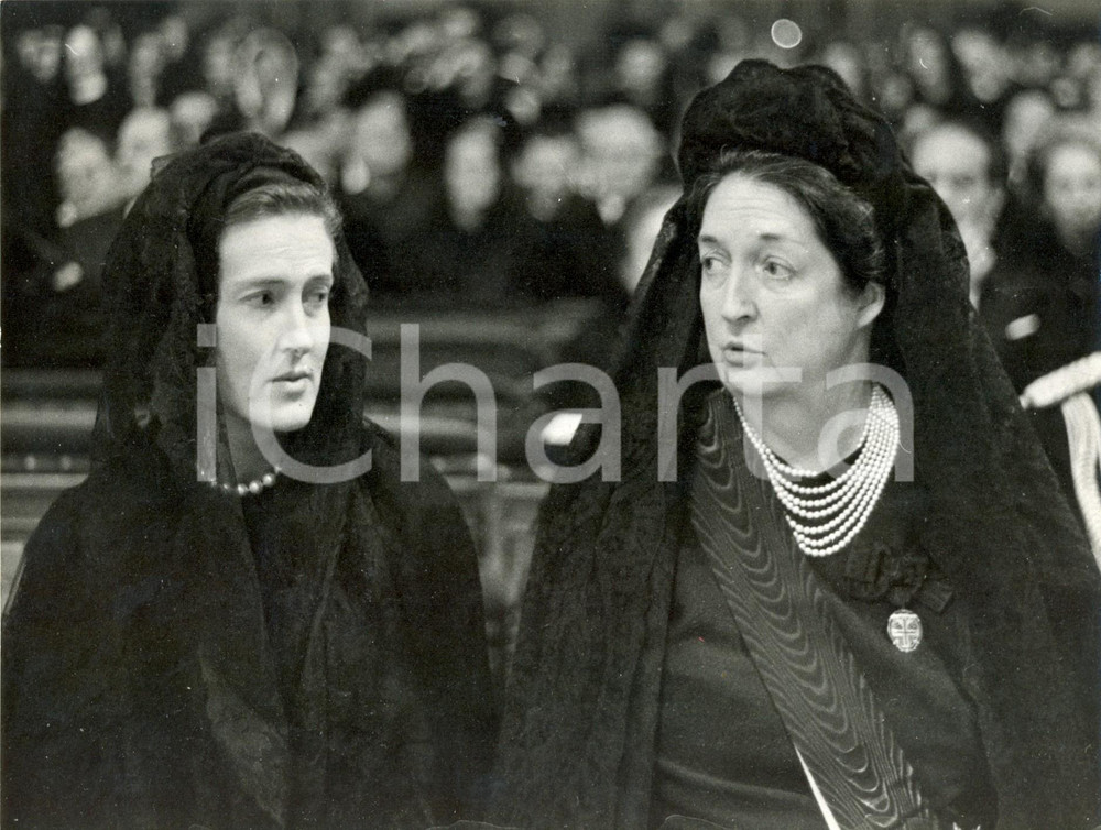 Fotografia d epoca originale 1965 ROMA Concilio Ecumenico Vaticano II  Anna d ORLEANS Duchessa d AOSTA Foto 1