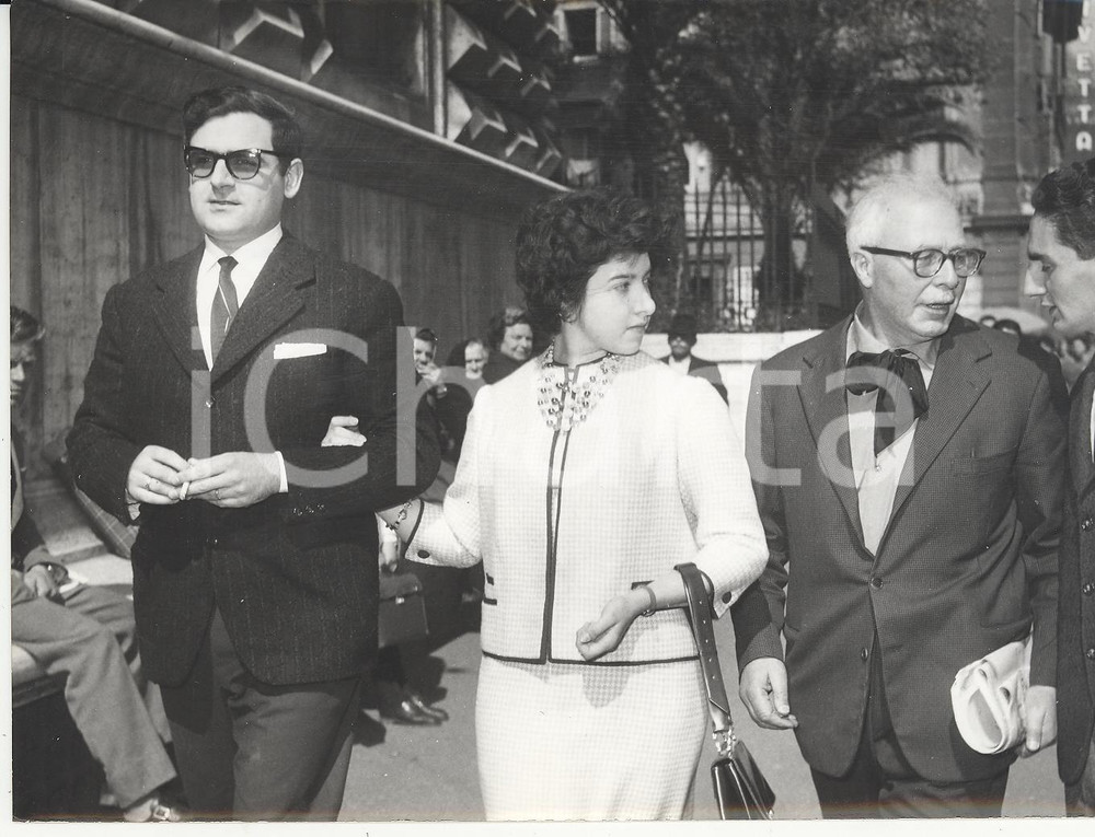 Fotografia d epoca originale 1960 ROMA Caso LO VERSO La figlia con Vittorio AMBROSINI e Antonio FERRAZZO 1
