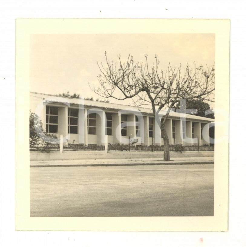 Fotografia d epoca originale 1972 NAMPULA MOZAMBICO Escola primaria PÃªro da CovilhÃ£  Foto VINTAGE 9x9 cm 1