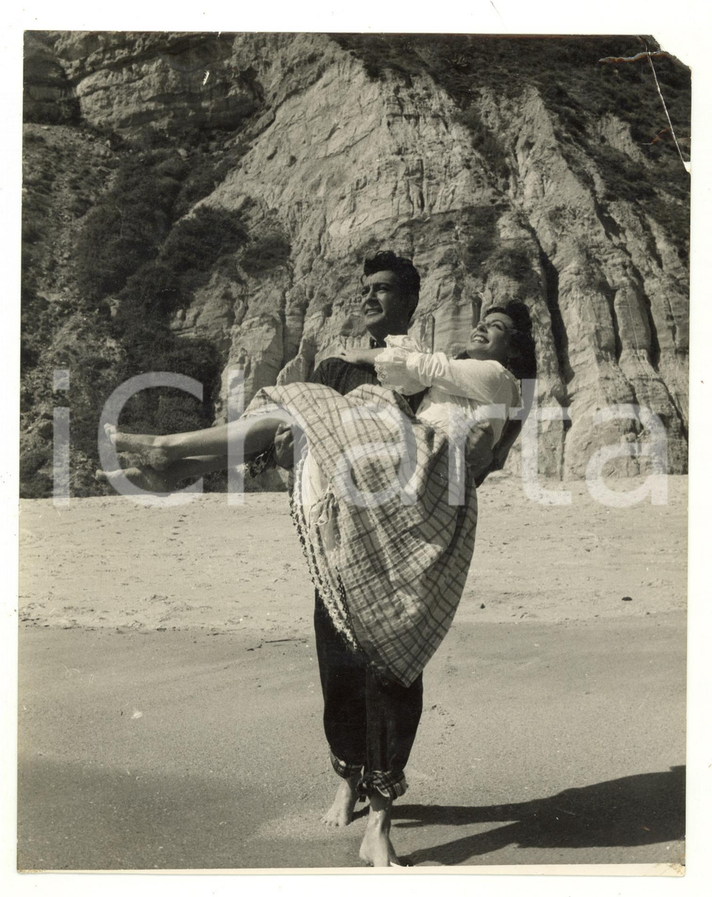 Fotografia d epoca originale 1957 CINEMA Le lavandaie del Portogallo  JeanClaude PASCAL Paquita RICO Foto 1