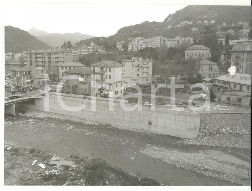 Fotografia d epoca originale 1992 GENOVA Via STRUPPA  Apertura del nuovo tratto stradale Foto 24x18 1
