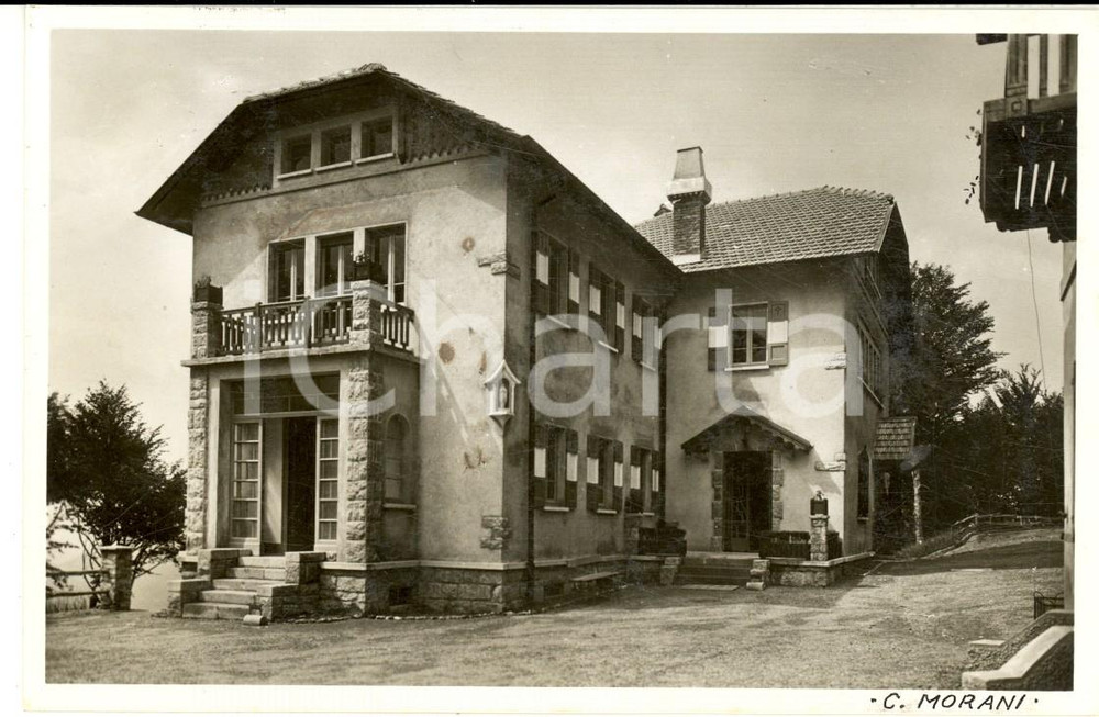 Cartolina originale da collezione 1938 VALGANNA Villaggio Alpino  Villa Rosa e Marco DE MARCHI Cartolina FP 1