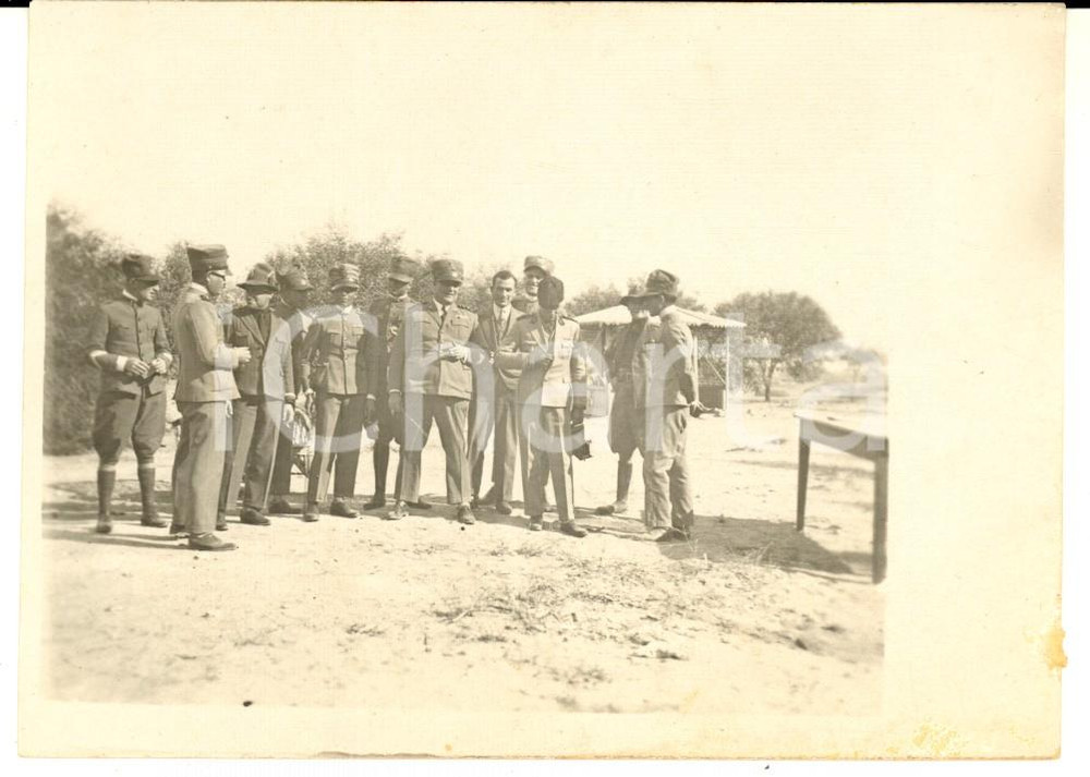 Fotografia d epoca originale 1920 ca REGIO ESERCITO Grandi manovre  Alpini e fanteria Foto cartolina 1