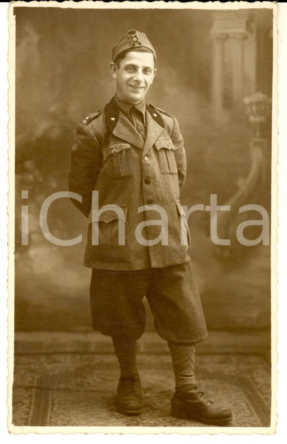 1939 CASALE MONFERRATO Ritratto di ufficiale 86° reggimento fanteria - Foto