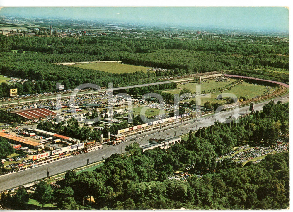 Cartolina originale da collezione 1979 AUTODROMO NAZIONALE DI MONZA Veduta panoramica Cartolina VINTAGE FG VG 1