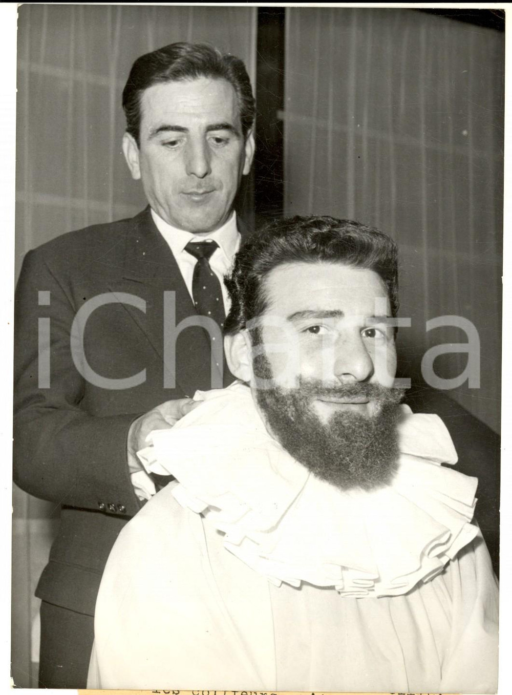 Fotografia d epoca originale 1959 MARSEILLE Festival de la Coiffure  Malherbe du coiffeur MARZIANI  Photo 1