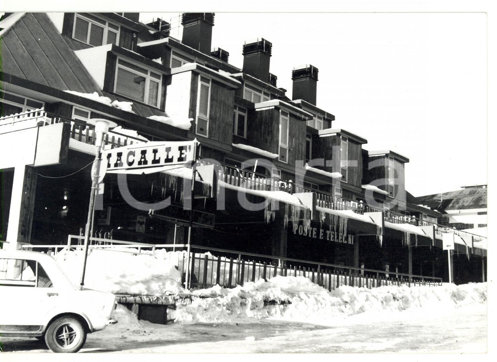 Fotografia d epoca originale 1981 RIETI  PIAN DE  VALLI Ufficio Poste e Telecomunicazioni Foto 18x13 cm 1