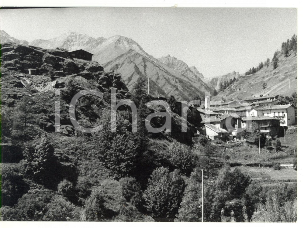 Fotografia d epoca originale 1981 CASTELLO CN Veduta del vallone di VALLANTA Foto VINTAGE 18x13 cm 1