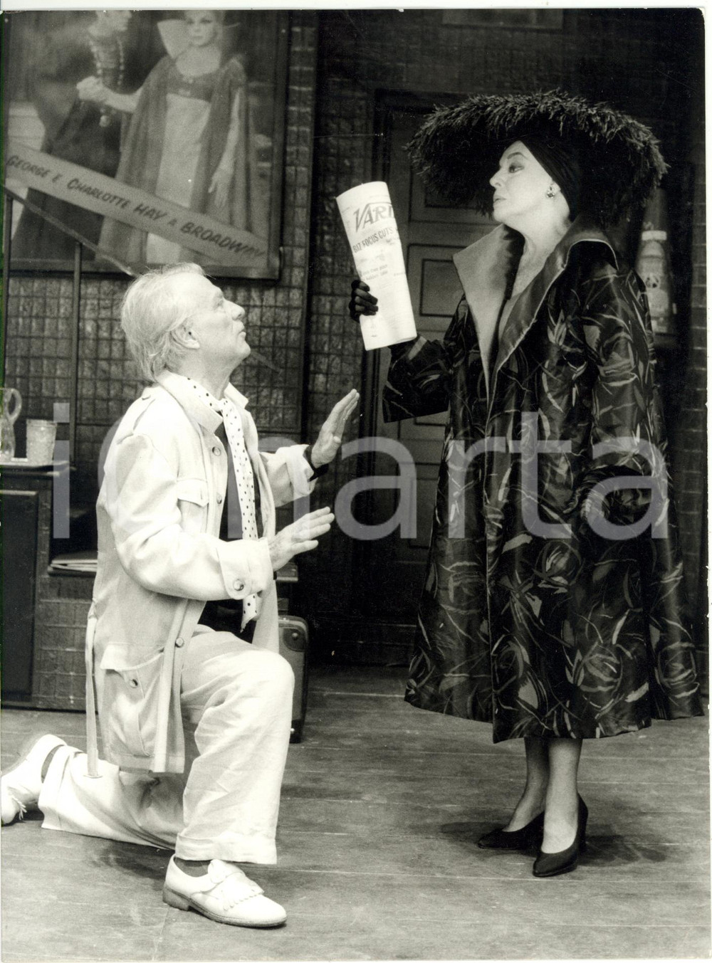 1996 ITALIA TEATRO - Giorgio ALBERTAZZI Anna PROCLEMER in "La luna degli attori"
