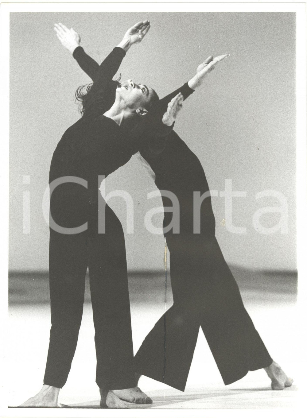 Fotografia d epoca originale 1985 ca TEATRO KOROS Annalisa D ANTONIO Massimo MORICONE Sonata for Solo Cello 1