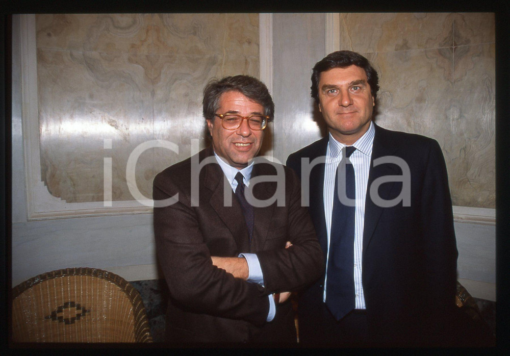Fotografia d epoca originale 35mm vintage slide 2000 ca MILANO  SEA Massimo BARAVELLI Giorgio FOSSA 4 1