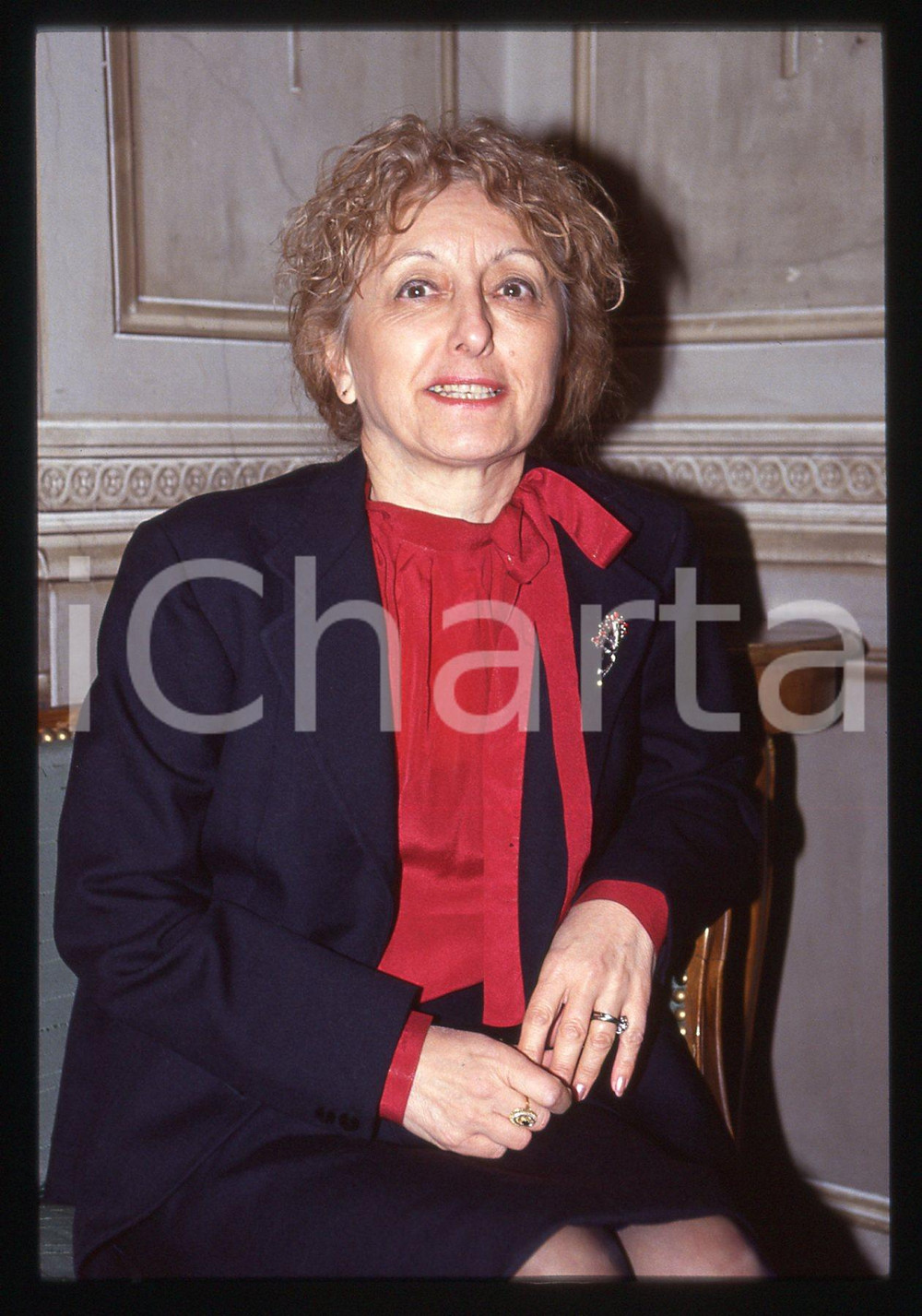 35mm vintage slide* 1995 ca ITALIA - PDS Valeria FORTI BIANCHI Ritratto (3)