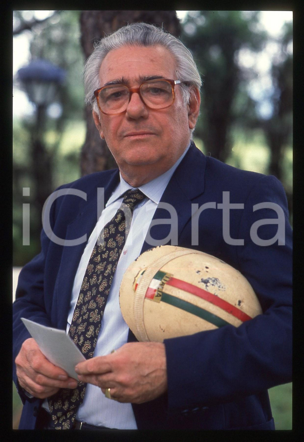 35mm vintage slide* 1990 FIRENZE Roberto VANNI leader Partito Automobilisti 2