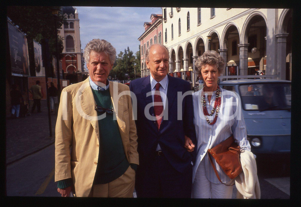 35mm vintage slide* 1990 ca ITALIA Mauro BOLOGNINI Carlo e Marella CARACCIOLO