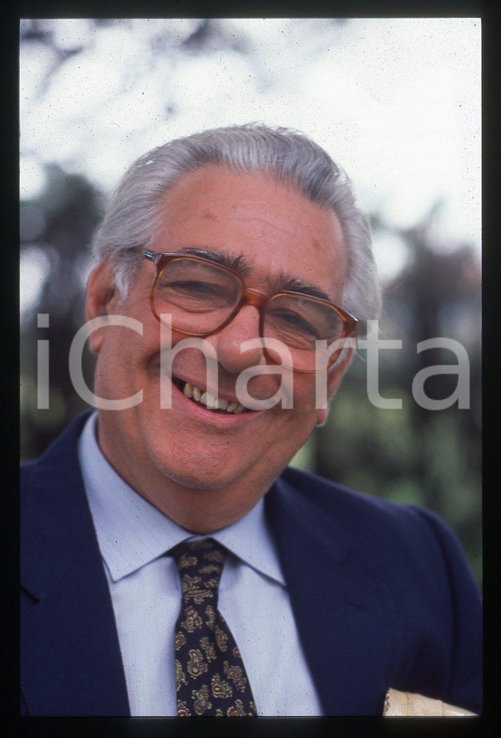 35mm vintage slide* 1990 FIRENZE Roberto VANNI leader Partito Automobilisti 3