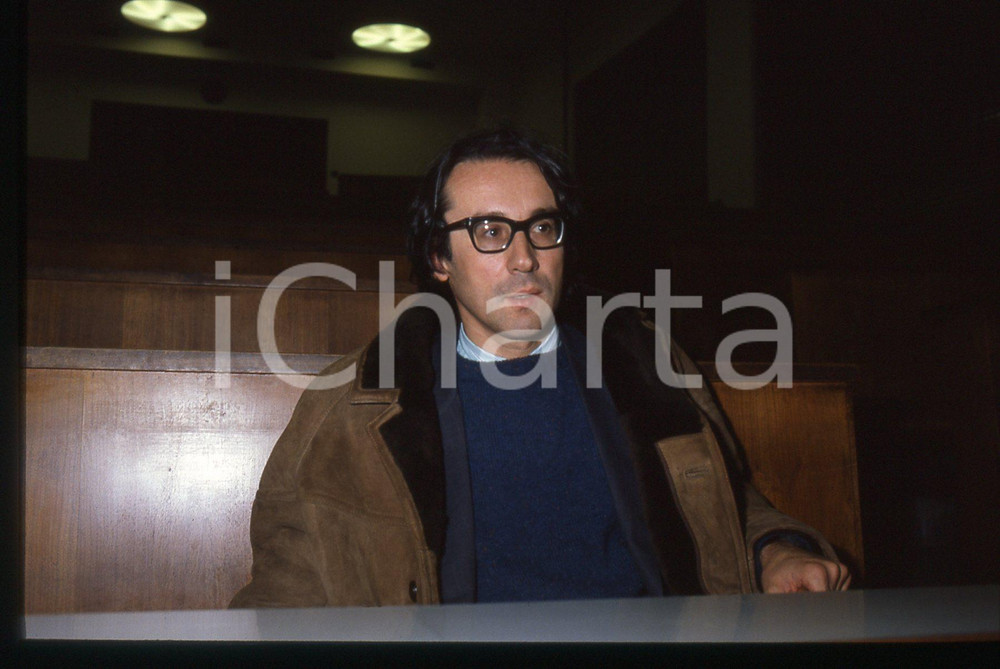 35mm vintage slide* 1985 ca MILANO Giulio GIORELLO Ritratto del filosofo (4)