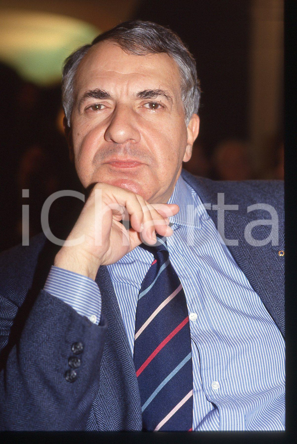 35mm vintage slide* 1985 ca ITALIA PLI Vincenzo PALUMBO Ritratto del politico 8