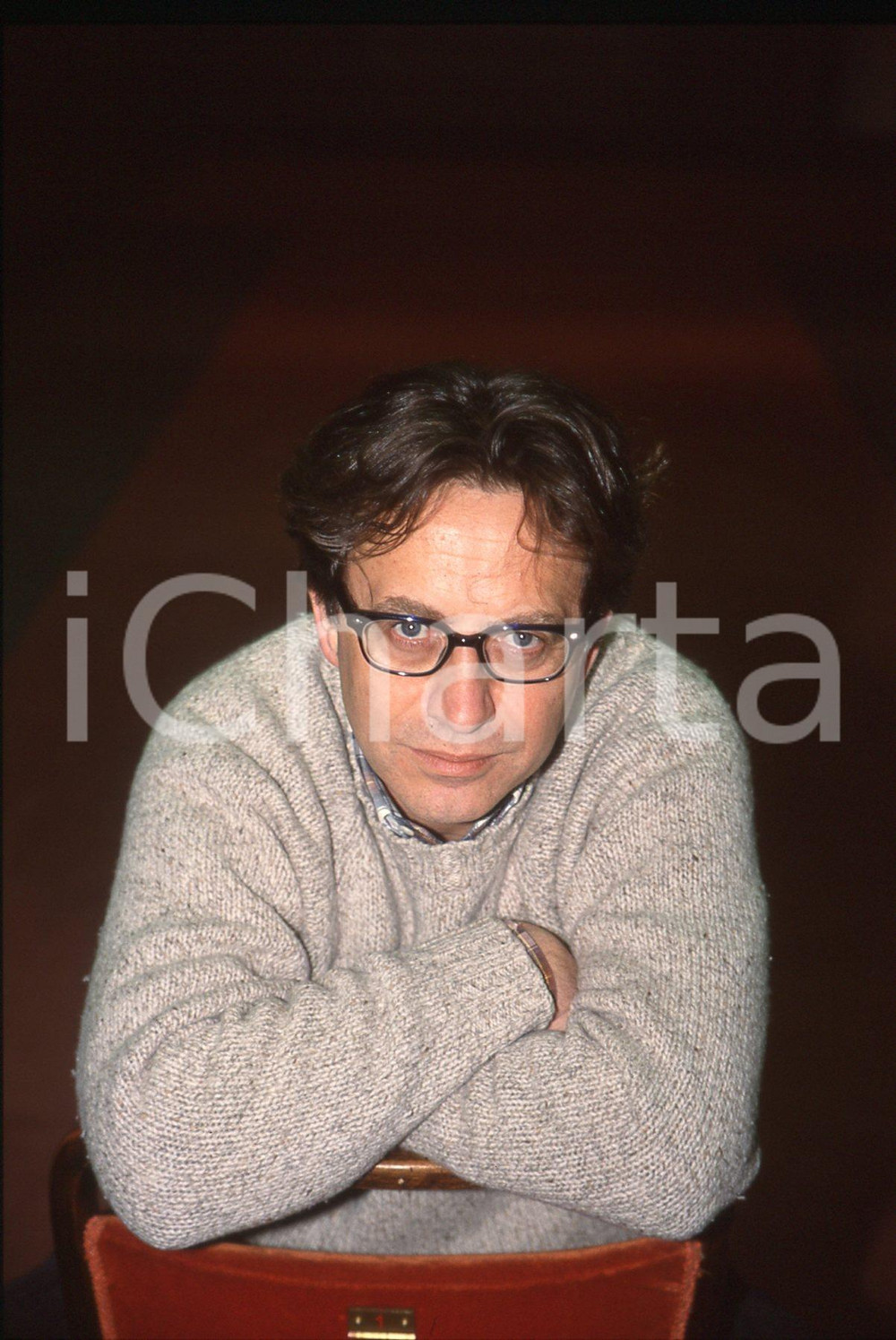 35mm vintage slide* 2000 ca ITALIA Massimo WERTMULLER Ritratto dell'attore (5)