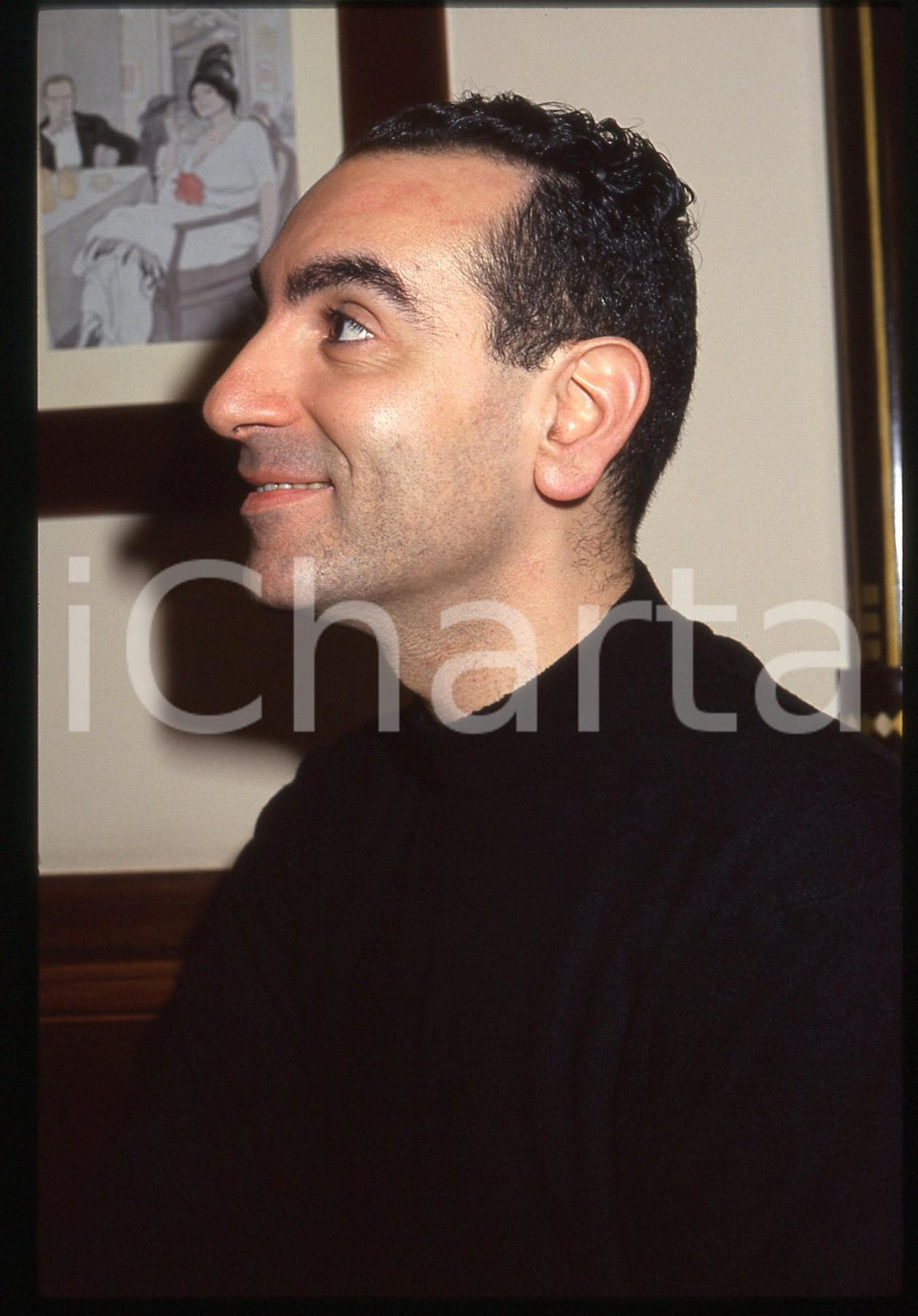 35mm vintage slide* 1993 ITALIA Gennaro CANNAVACCIUOLO Ritratto dell'attore (1)