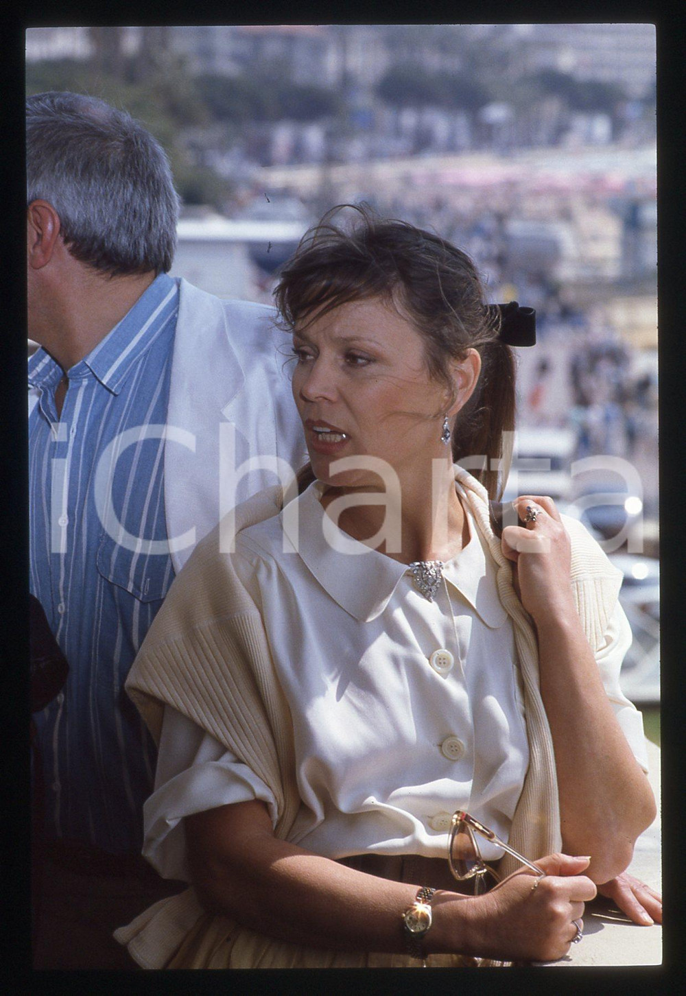 35mm vintage slide* 1987 FESTIVAL CANNES Marthe KELLER Ritratto dell'attrice 1
