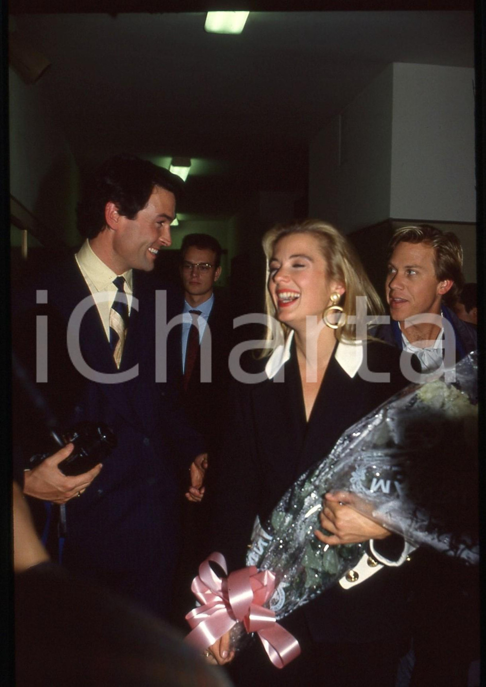 35mm vintage slide* 1990 ca Katherine KELLY LANG Skott SNIDER Daniel McVICAR (3)