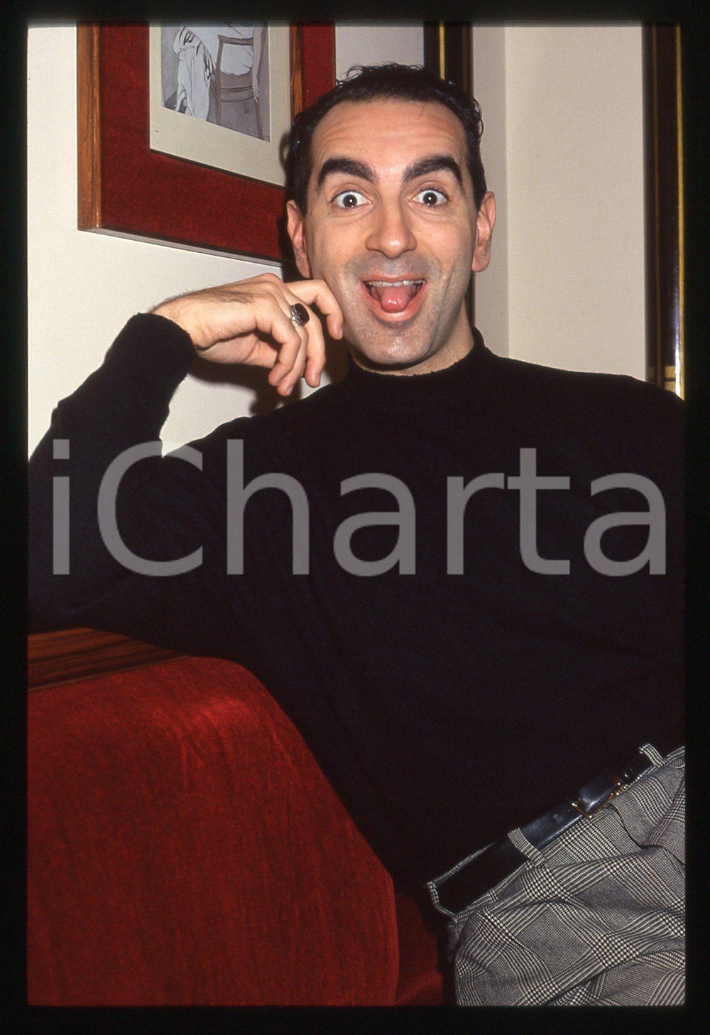 35mm vintage slide* 1993 ITALIA Gennaro CANNAVACCIUOLO Ritratto dell'attore (11)