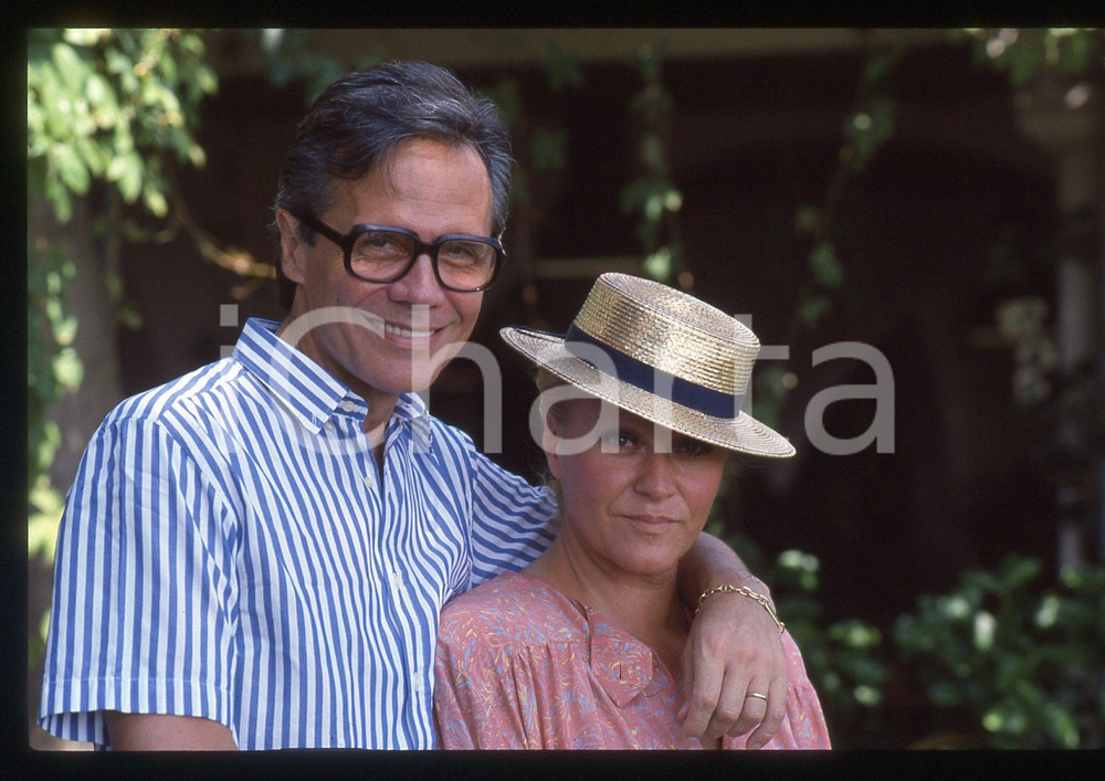 35mm vintage slide* 1985 ca ITALIA Lucia VALENTINI TERRANI Alberto TERRANI (2)
