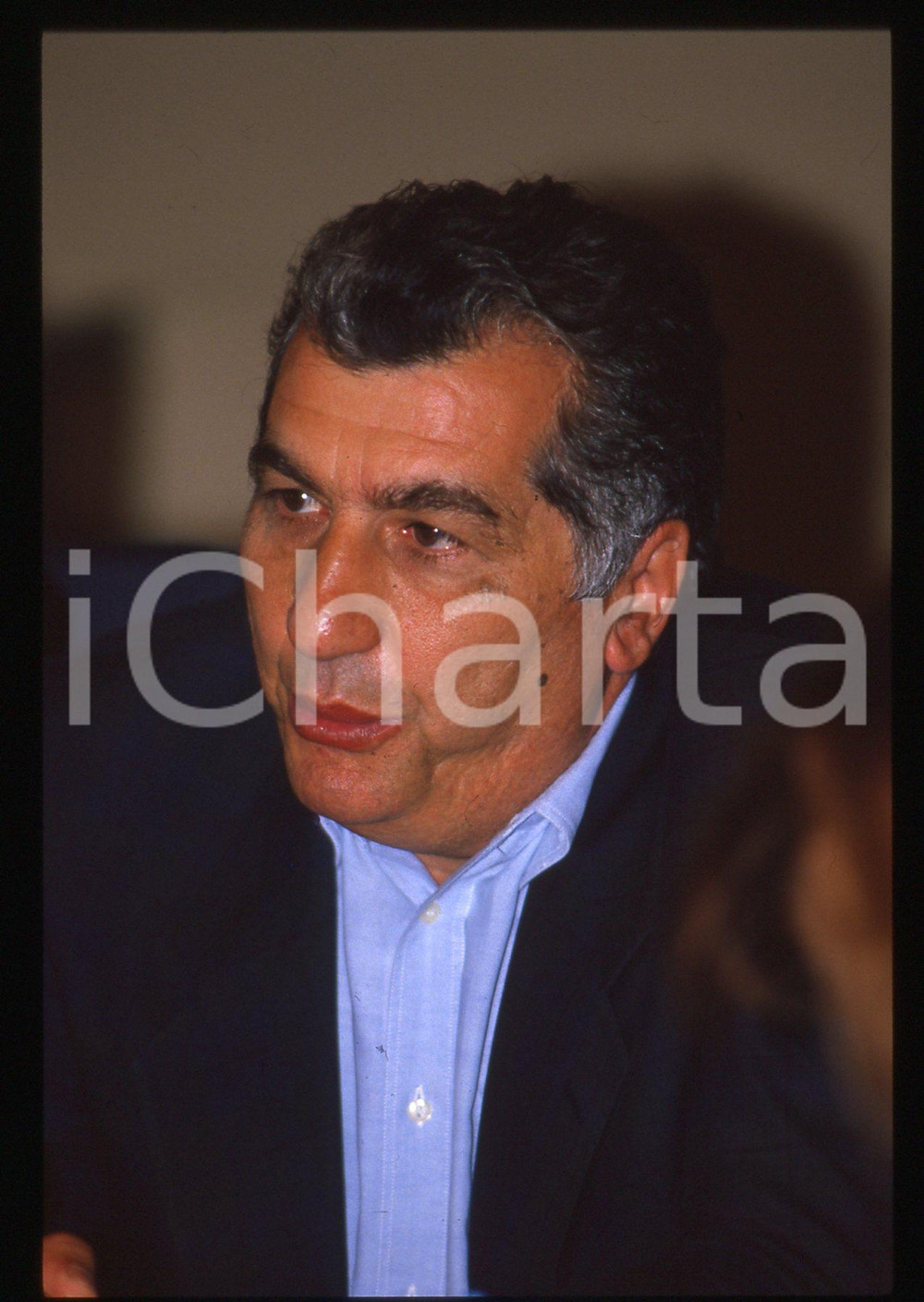 35mm vintage slide* 1990 ca TELEVISIONE Salvatore NOCITA ritratto regista (4)