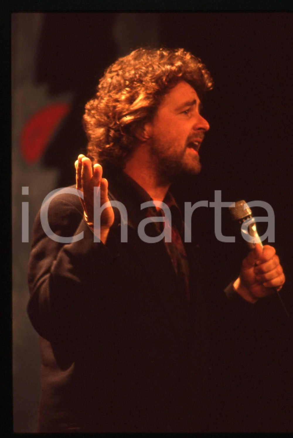35mm vintage slide* 1991 SAINT-VINCENT Beppe GRILLO Festival della Satira (31)