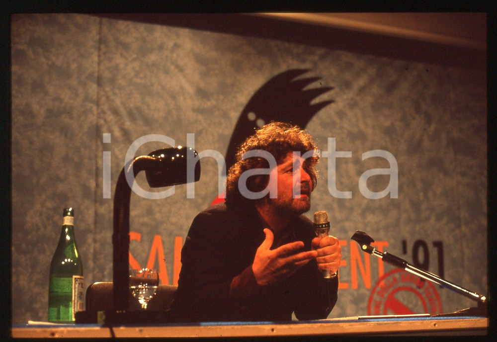 35mm vintage slide* 1991 SAINT-VINCENT Beppe GRILLO Festival della Satira (16)