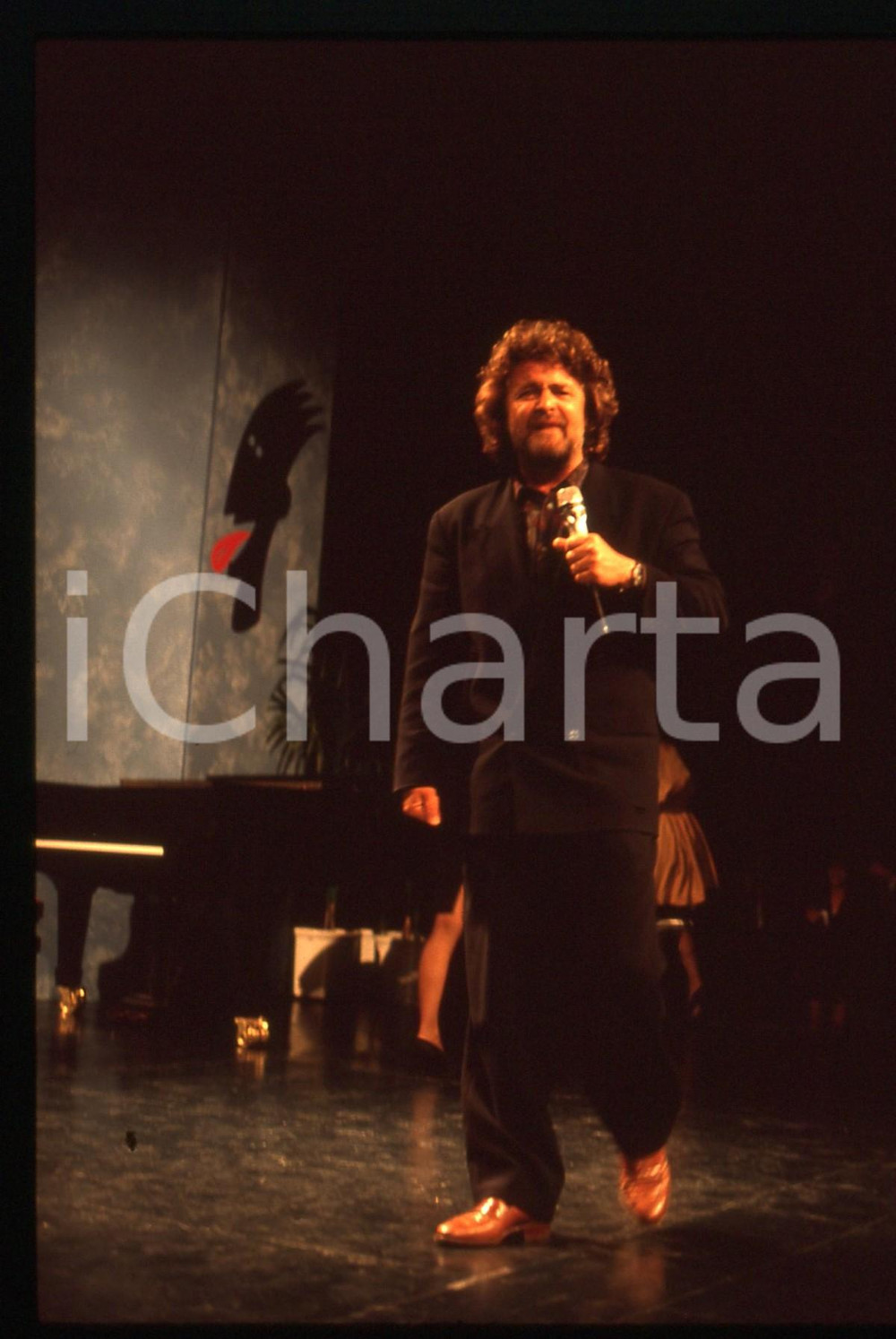 35mm vintage slide* 1991 SAINT-VINCENT Festival della Satira Beppe GRILLO (7)