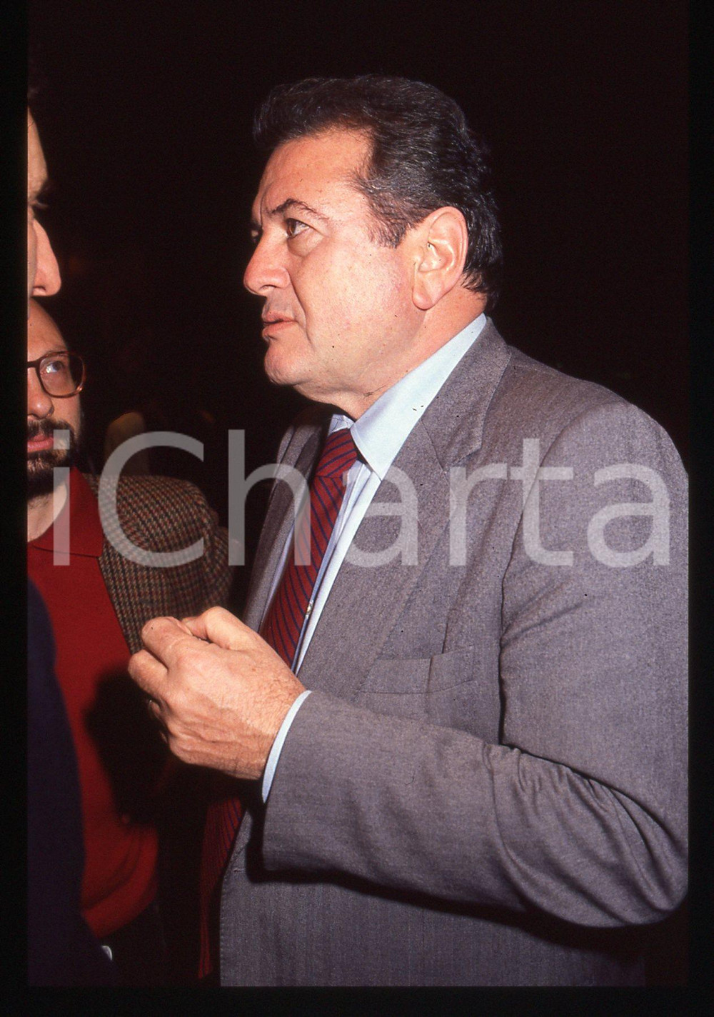 35mm vintage slide* 1991 RIMINI Adalberto MINUCCI Gianni BORGNA PCI (2)