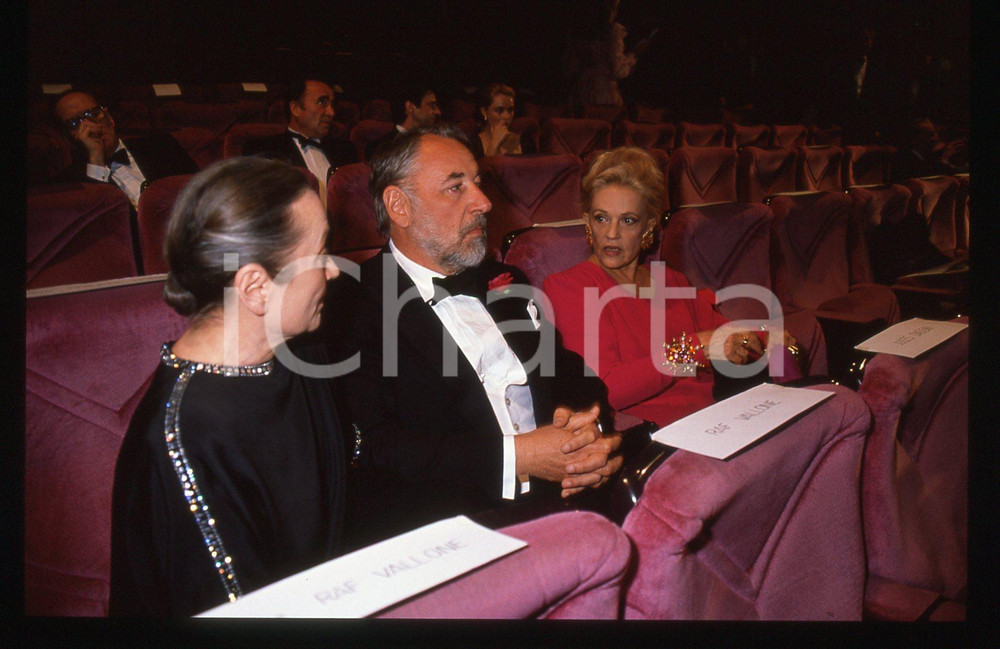 35mm vintage slide* 1989 CANNES Philippe NOIRET Jeanne MOREAU al Festival (6)