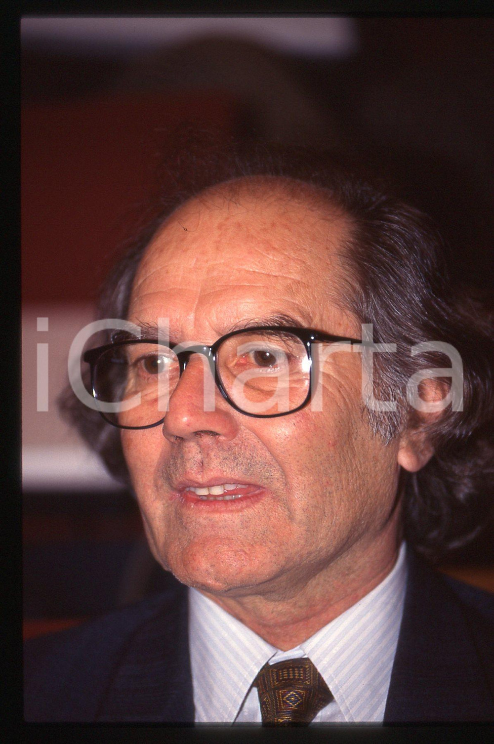 35mm vintage slide* 1996 MILANO Adolfo Perez ESQUIVEL a un convegno NOBEL (14)