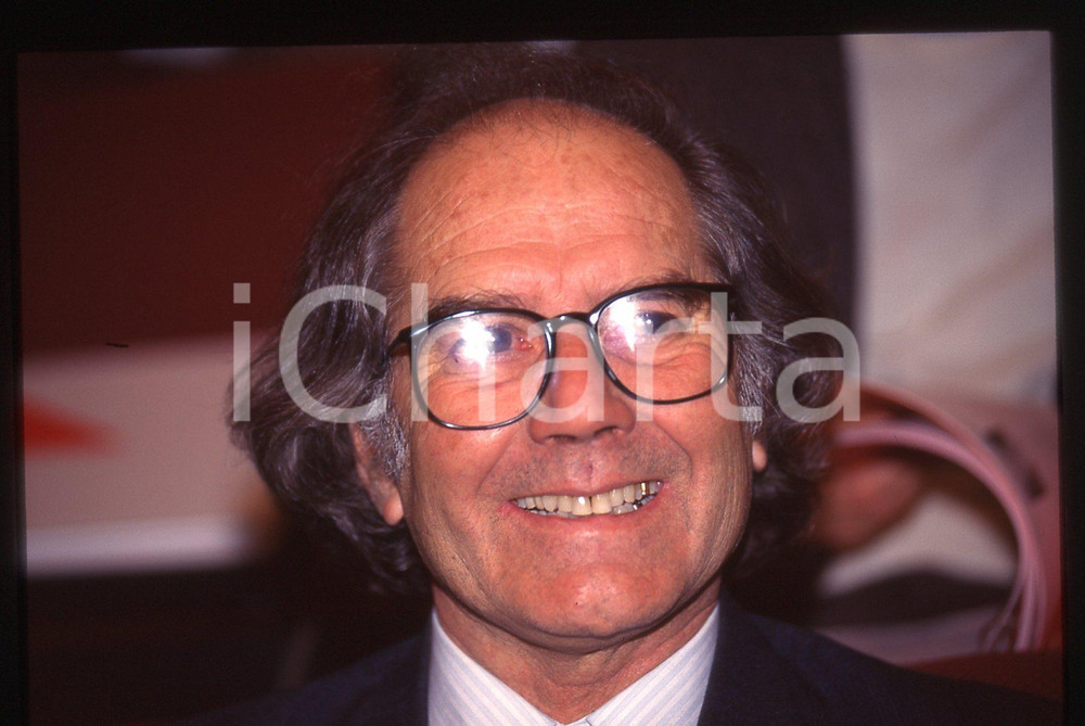 35mm vintage slide* 1996 MILANO Adolfo Perez ESQUIVEL a un convegno NOBEL (10)