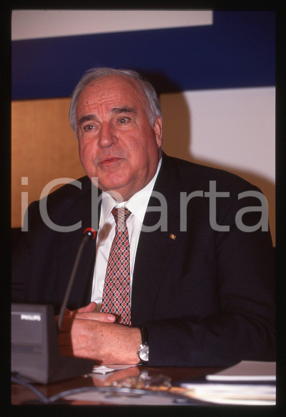 35mm vintage slide* 1996 TORINO Helmut KOHL al vertice "MAASTRICHT-DUE" (17)